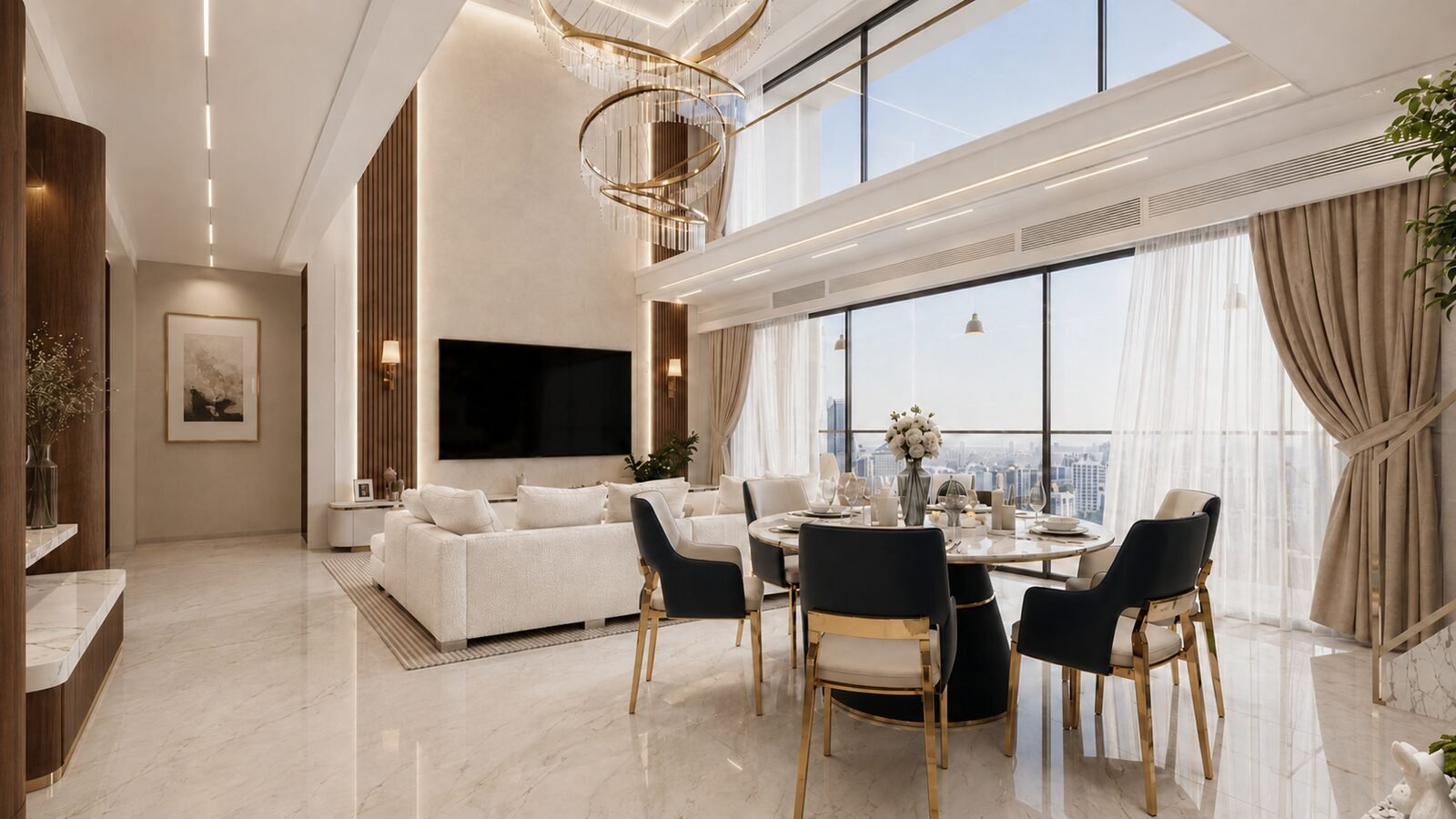 Duplex - living room detail