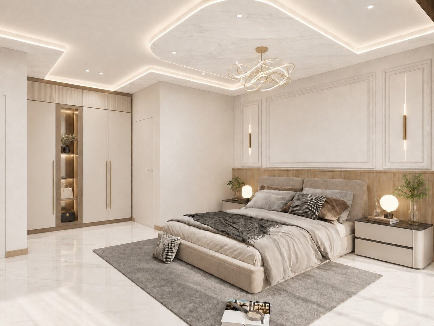 Duplex - master bedroom detail