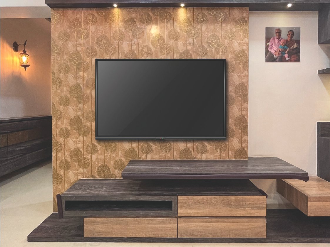 Past project - TV feature wall