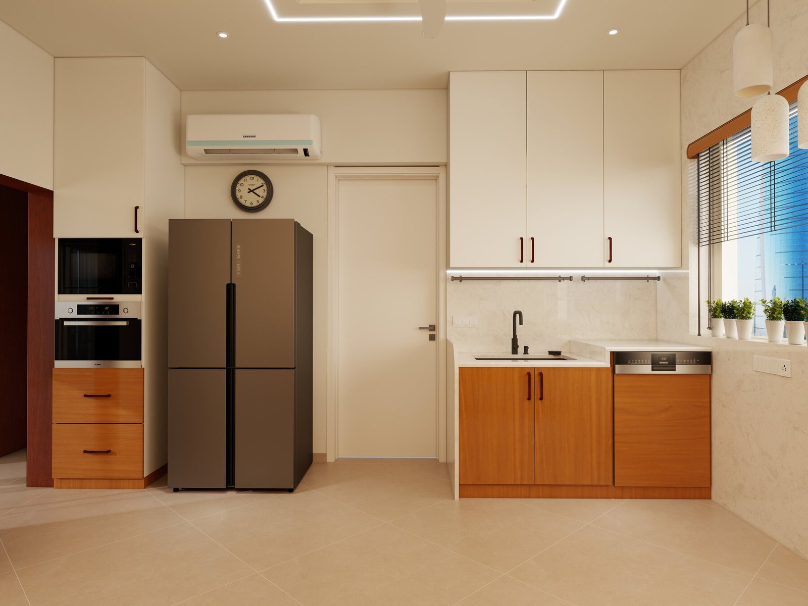 Pushpa Kitchen - appliance wall